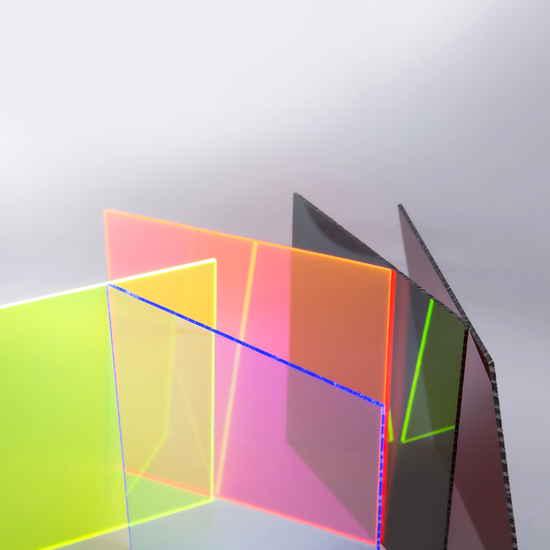 반투명 다채로운 아크릴 시트