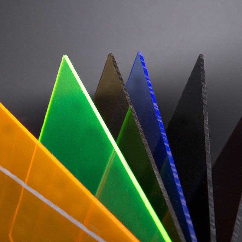 반투명 다채로운 아크릴 시트