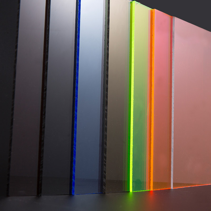 반투명 다채로운 아크릴 시트